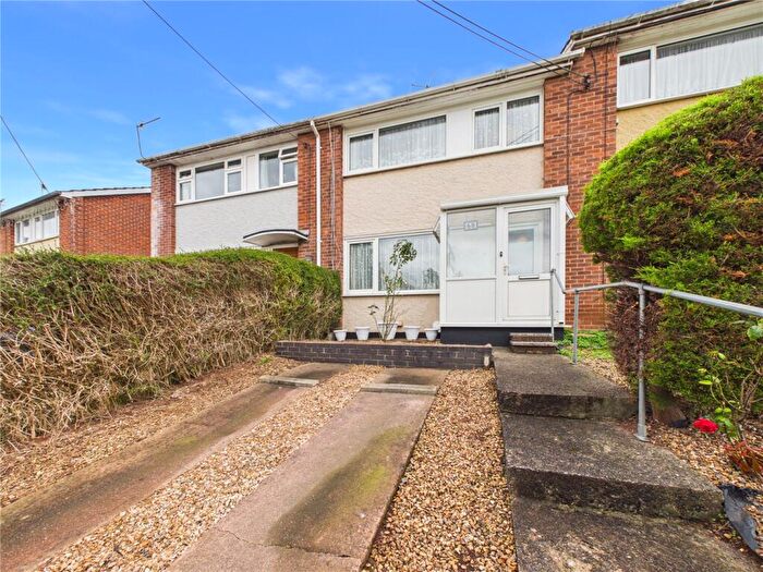 3 Bedroom Terraced House For Sale In Temple Crescent, Tiverton, Devon, EX16