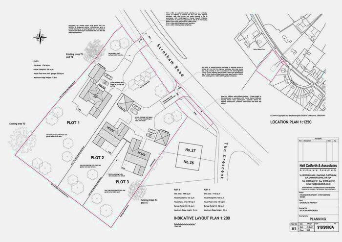 Land For Sale In The Crescent, Wicken, Ely, CB7