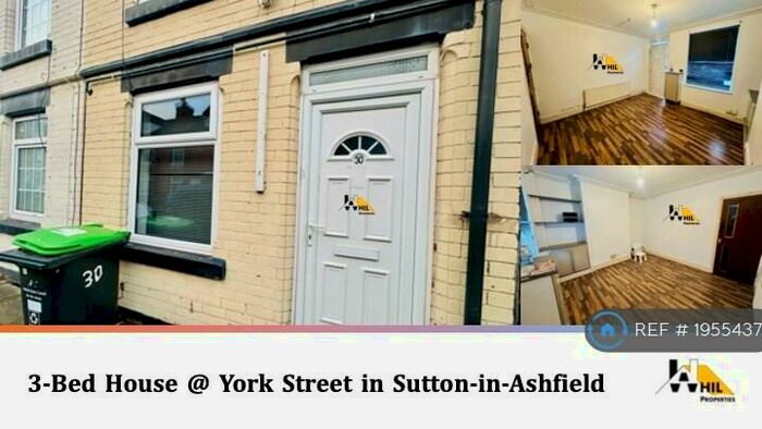3 Bedroom Terraced House To Rent In York Street, Sutton-In-Ashfield, NG17