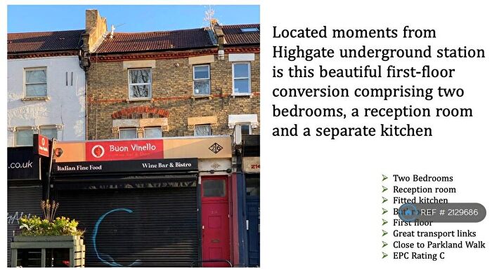 2 Bedroom Flat To Rent In Archway Rd, London, N6