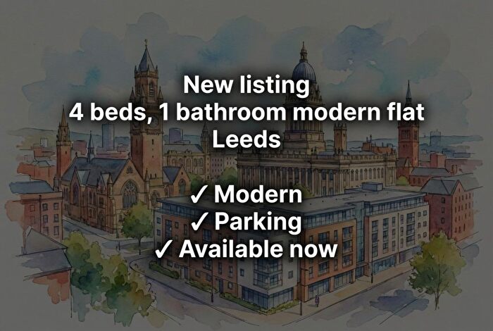 4 Bedroom Flat To Rent In Hyde Park Road, Hyde Park, Leeds, LS6