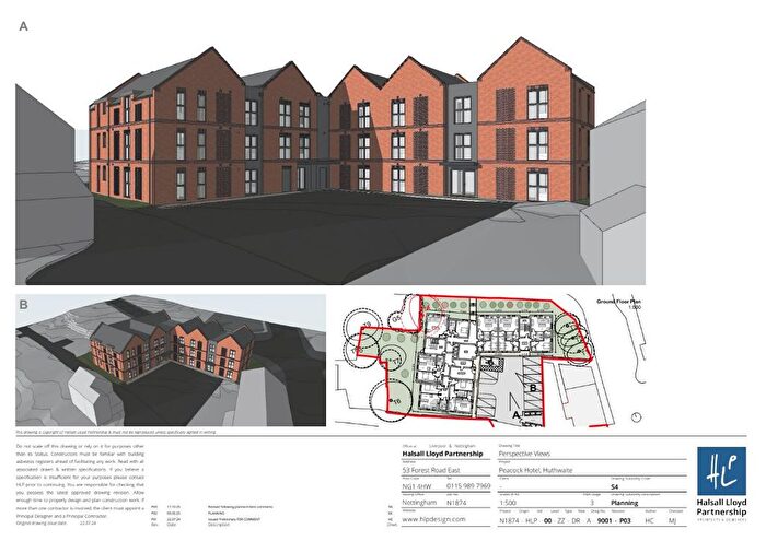 22 Bedroom Block Of Flats For Sale In The Peacock Hotel, Main Street, Huthwaite, Sutton-In-Ashfield, Nottinghamshire, NG17
