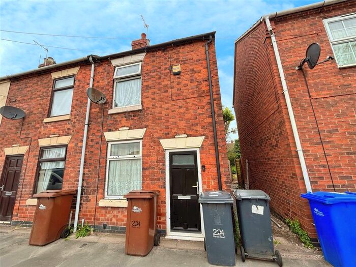 2 Bedroom End Of Terrace House To Rent In Stanton Road, Burton-On-Trent, Staffordshire, DE15