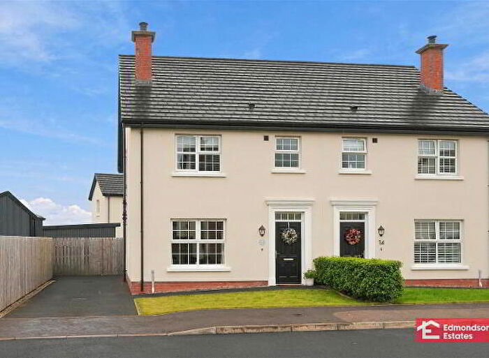 3 Bedroom Semi-Detached House For Sale In Long Meadow, Ballymena, BT44