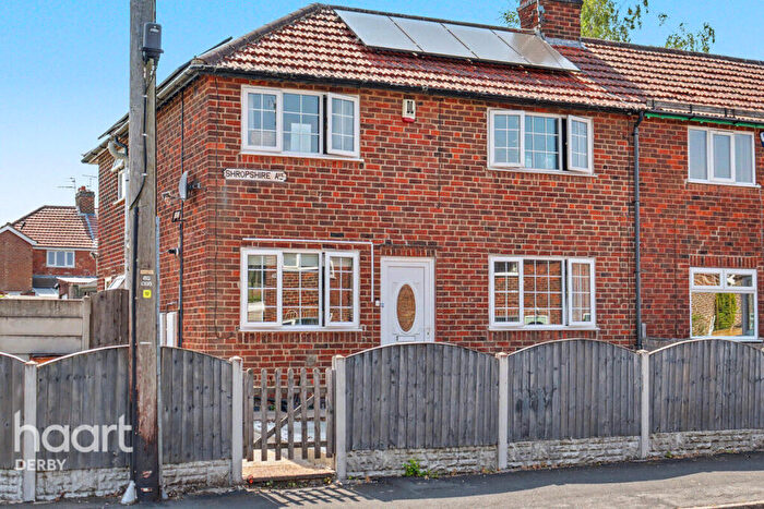 3 Bedroom End Of Terrace House For Sale In Shropshire Avenue, Chaddesden, DE21