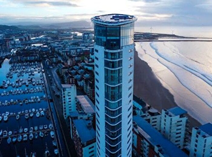 1 Bedroom Flat For Sale In Apartment, Meridian Tower, Trawler Road, Maritime Quarter, Swansea, Swansea, SA1