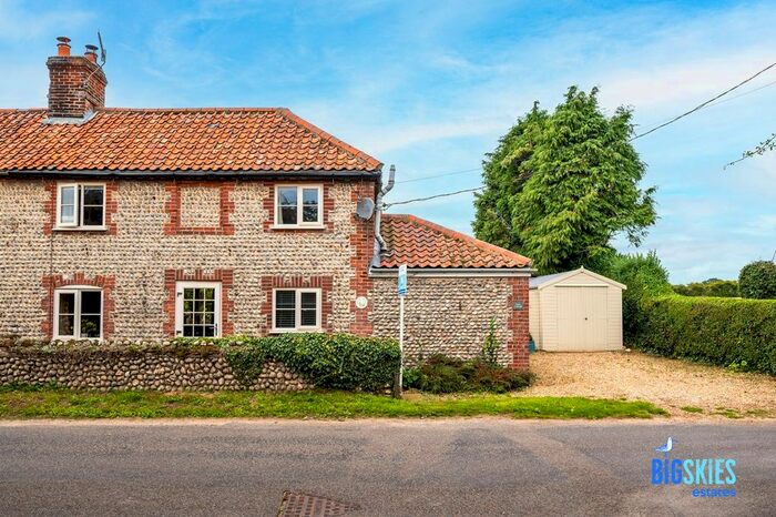 2 Bedroom Semi-Detached House For Sale In Sheringham Road, West Beckham, Holt, NR25