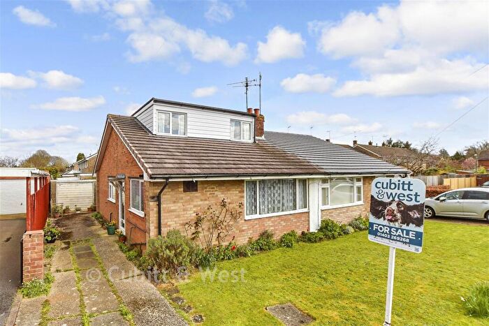 3 Bedroom Semi-Detached Bungalow For Sale In Ashurst Close, Horsham, West Sussex, RH12