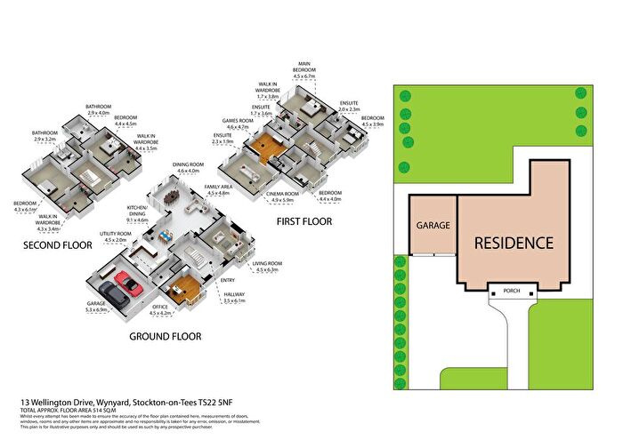 5 Bedroom Detached House For Sale In Wellington Gardens, Wynyard, Teeside, TS22