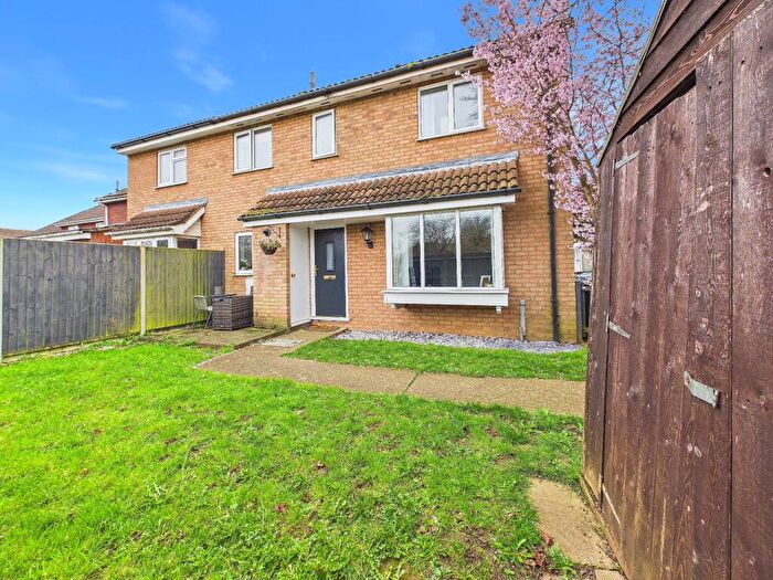 2 Bedroom Terraced House For Sale In Fallow Drive, Eaton Socon, St. Neots, PE19