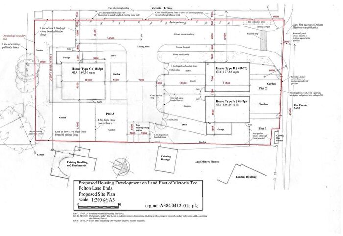 Land For Sale In Victoria Terrace, Pelton, Chester Le Street, Durham, DH2