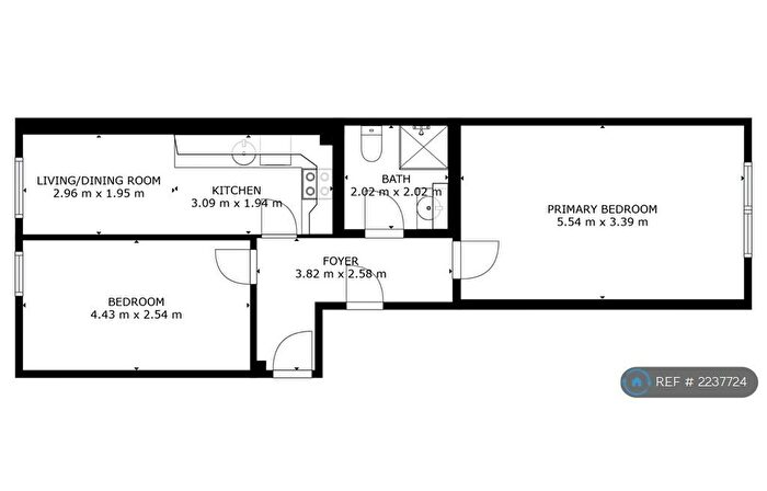 2 Bedroom Flat To Rent In Buccleuch Street, Glasgow, G3