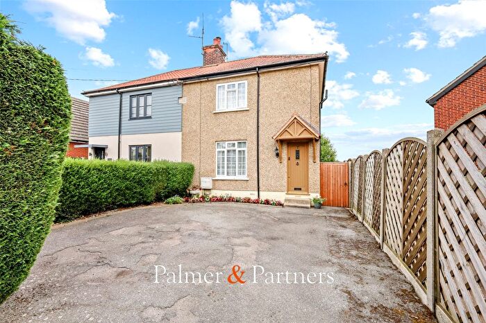 2 Bedroom Semi-Detached House For Sale In Queens Road, West Bergholt, Colchester, Essex, CO6