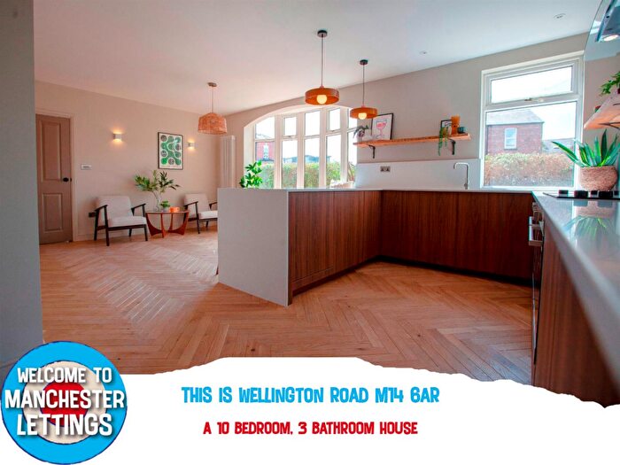 10 Bedroom House To Rent In Wellington Road Fallowfield, Manchester, M14
