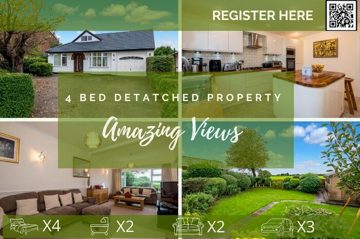 4 Bedroom Detached House For Sale In Glazebrook Lane, Glazebrook, Warrington, Cheshire WA3