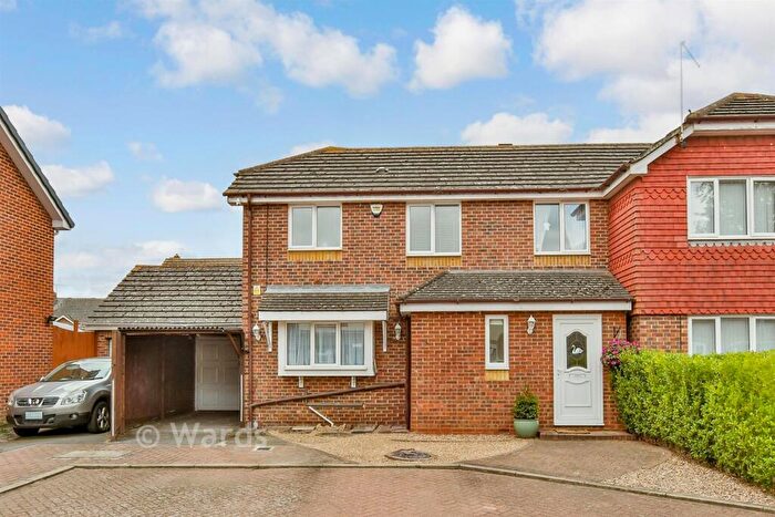 3 Bedroom Semi Detached House For Sale In Gregory Close, Church Milton, Kent, ME10