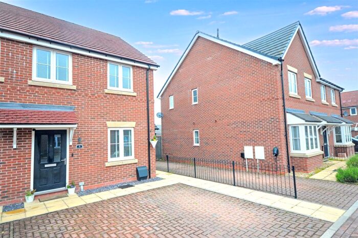 2 Bedroom Semi-Detached House For Sale In Skylark Row, Baldwins Gate, Newcastle, ST5