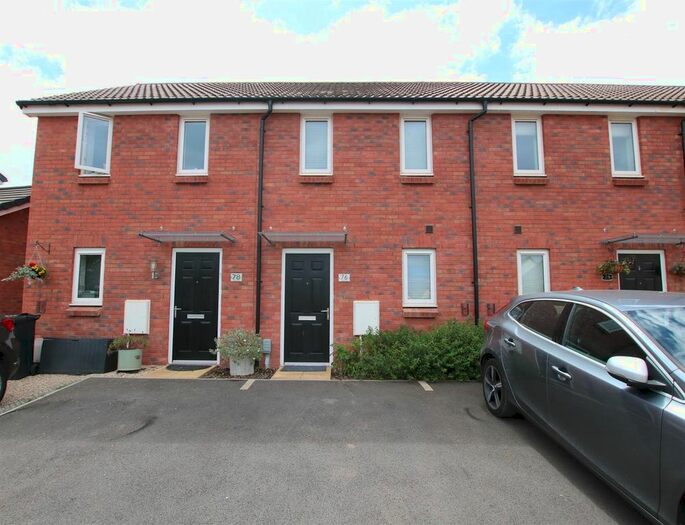 2 Bedroom Terraced House To Rent In Buzzard Way, Cranbrook, Exeter, EX5