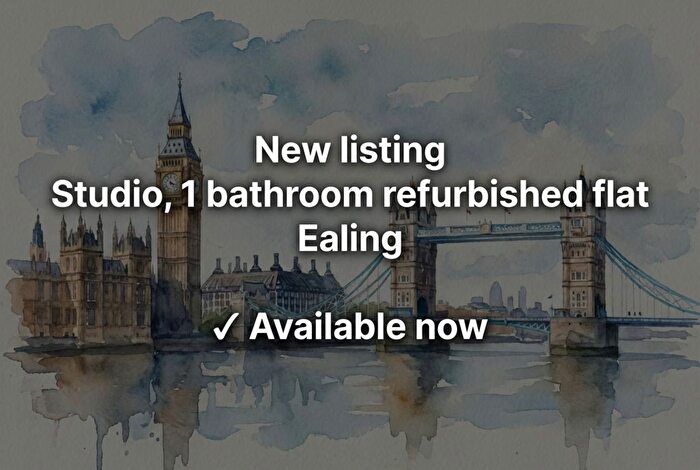 Studio To Rent In Oakfield Gardens, Greenford, UB6