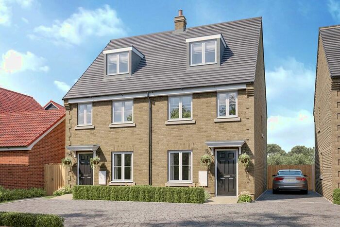 3 Bedroom Semi Detached House For Sale In "The Braxton Special - Plot " At Britannia Grange, Victory Way, Thetford, IP24