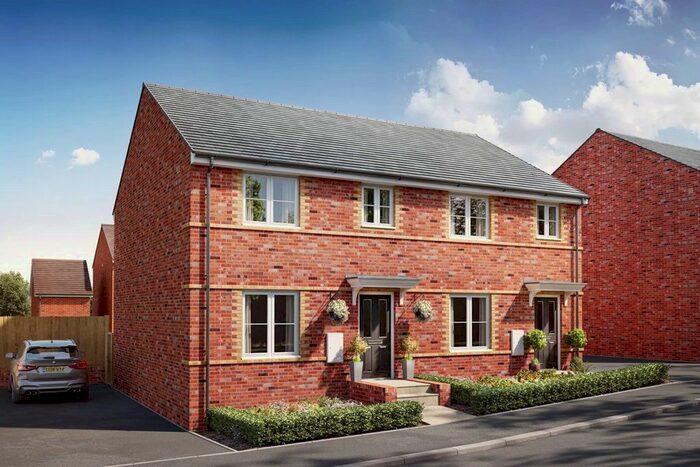 3 Bedroom Semi Detached House For Sale In "The Byford - Plot " At Pippin Avenue, Rumwell, Taunton, TA4