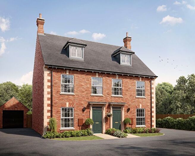 3 Bedroom Semi-Detached House For Sale In The Thornton, Romans Fields Development, Roman Road, Harpole, Northamptonshire, NN7