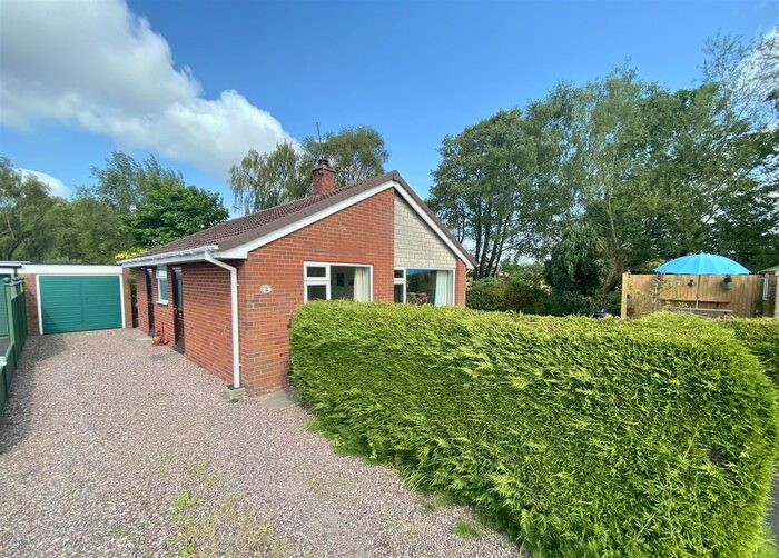 2 Bedroom Detached Bungalow For Sale In Brook Drive, Wem, Shropshire, SY4