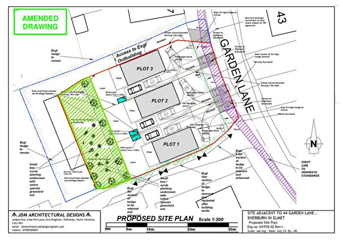 Land For Sale In Garden Lane, Sherburn In Elmet, Leeds, LS25