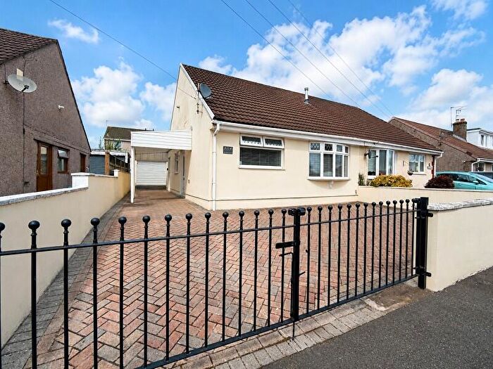 2 Bedroom Semi-Detached Bungalow For Sale In Heol Ddeusant, Beddau, Pontypridd, Rhondda Cynon Taff., CF38