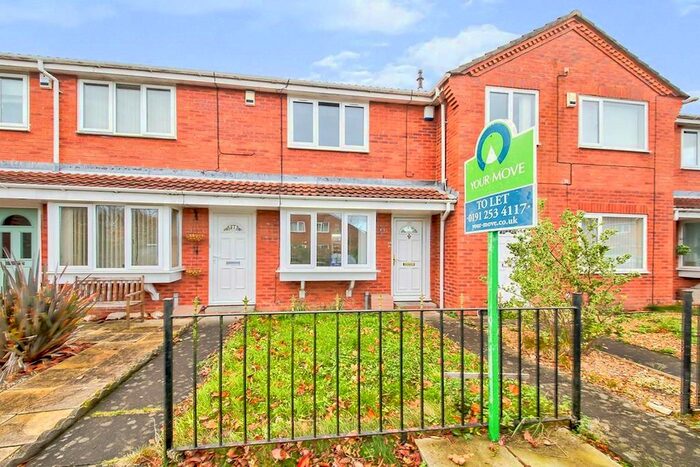 2 Bedroom Terraced House To Rent In Drybeck Court, Cramlington, Northumberland, NE23