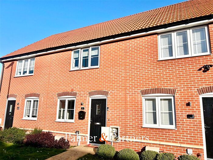 2 Bedroom Terraced House For Sale In Poppy Way, Kirby Cross, Frinton-on-Sea, Essex, CO13