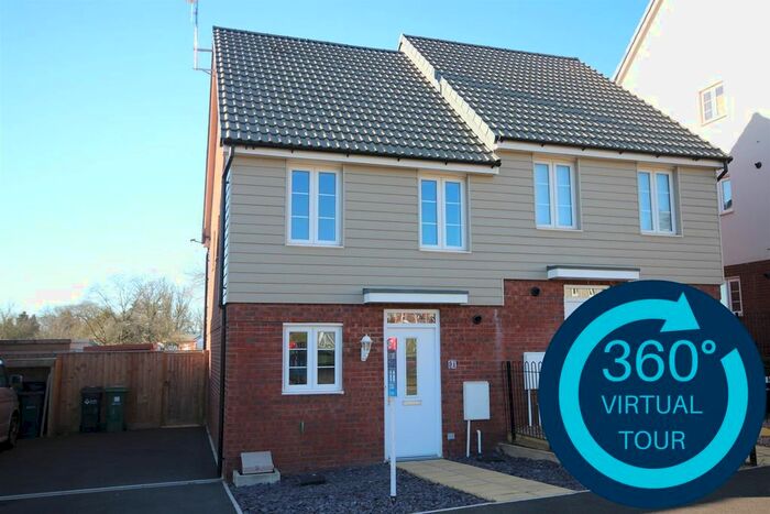 2 Bedroom Semi-Detached House To Rent In Albatross Road, The Rydons, Exeter, EX2