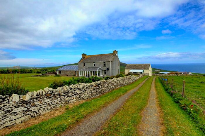 5 Bedroom Detached House For Sale In Upper Midhouse And Upper Midhouse Cottage, Evie, Orkney, KW17
