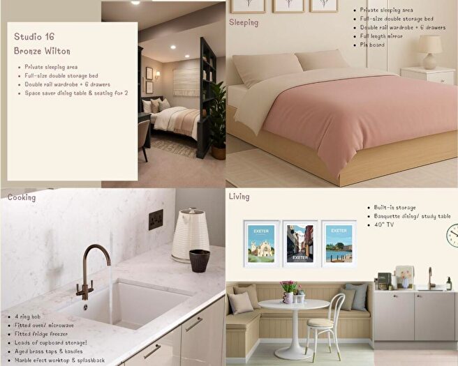 1 Bedroom Apartment To Rent In Bronze Wilton- Studio |Verney St, EX1