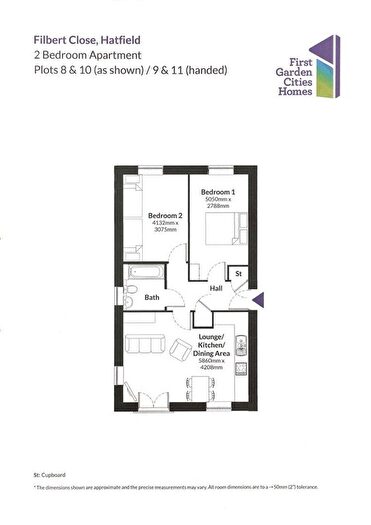 2 Bedroom Flat For Sale In Cobnut Close, Hatfield, Herts, AL10