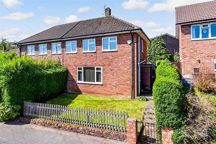 2 Bedroom Semi-detached House For Sale In Carnation Crescent, East Malling, Kent, ME19