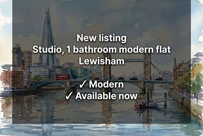 Studio To Rent In New Cross Road, London, SE14