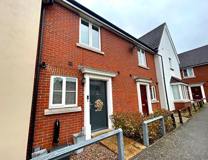 2 Bedroom Terraced House To Rent In Harrier Way, Stowmarket, Suffolk, IP14