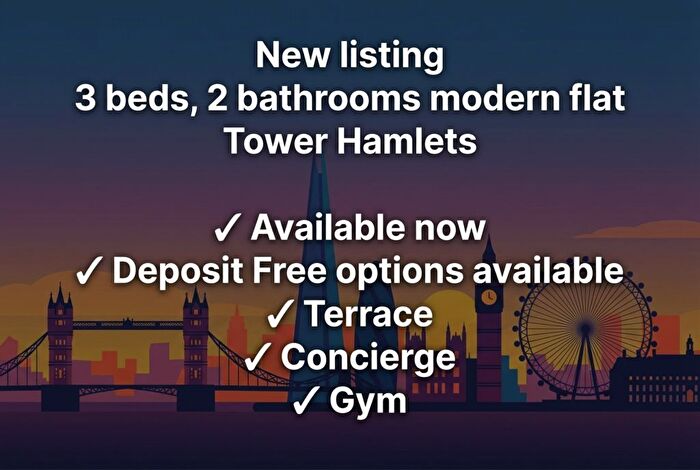 3 Bedroom Flat To Rent In Harbour Way, London, E14