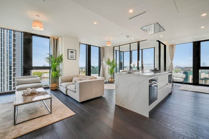 3 Bedroom Flat To Rent In Damac Tower, Nine Elms, London, SW8