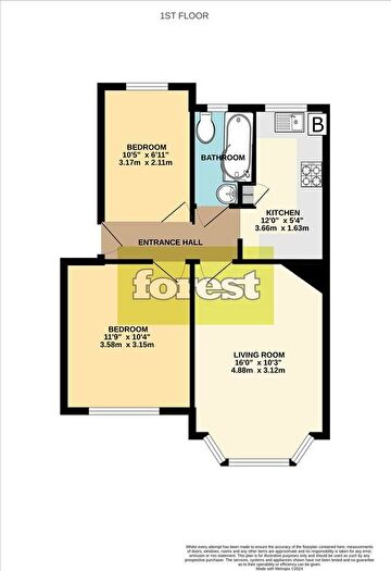 2 Bedroom Flat For Sale In Marlborough Road, Hanworth, Middlesex, TW13