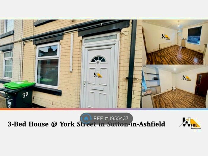 3 Bedroom Terraced House To Rent In York Street, Sutton-In-Ashfield, NG17