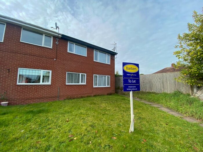 1 Bedroom Flat To Rent In Simons Road, Market Drayton, TF9