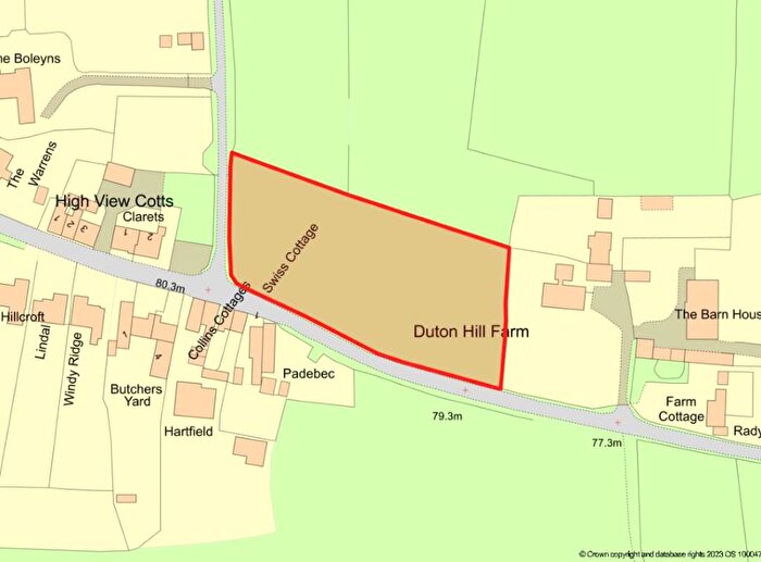 Land For Sale In Land On The West Side Of Duton Hill, Duton Hill, Dunmow, Essex, CM6