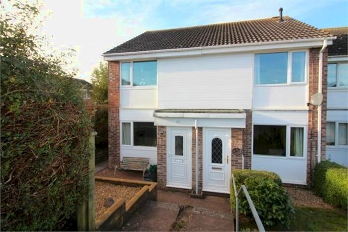 2 Bedroom End Of Terrace House To Rent In Vansittart Drive, Exmouth, Devon. EX8