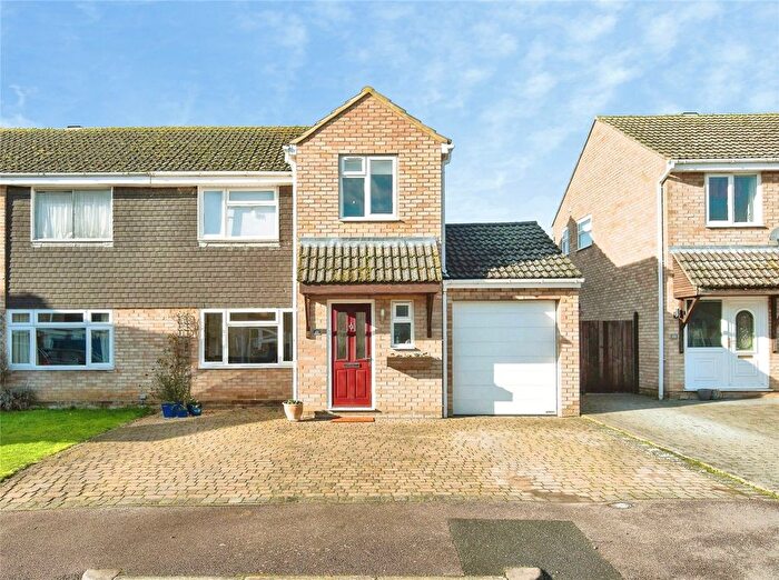 3 Bedroom Semi Detached House For Sale In Shakespeare Drive, Upper Caldecote, Biggleswade, Bedfordshire, SG18