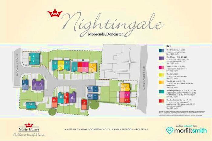 3 Bedroom End Of Terrace House For Sale In Plot The Kestrel, Bloomhill Court, Moorends, - Last Plot, DN8