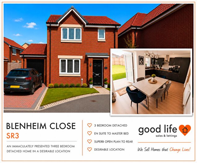 3 Bedroom Semi-Detached House For Sale In Blenheim Close, Doxford, Sunderland, SR3