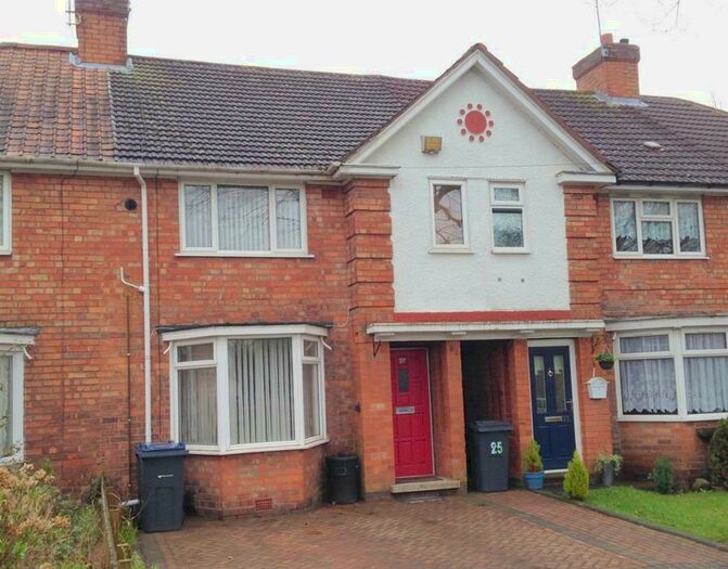 3 Bedroom Terraced House To Rent In Rodbourne Road, Birmingham, B17