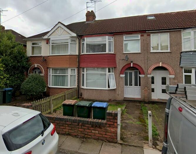 3 Bedroom Terraced House To Rent In Hockett Street, Cheylesmoure, Coventry, CV3